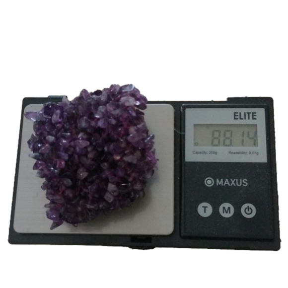 Amethyst Chip Stretch Bracelet - Picture 2 of 7